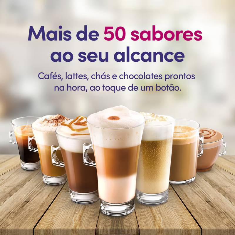 Compatível com bebidas quentes e frias